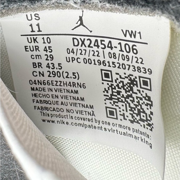 Jordan 2 Retro "White/Varsity Red/Black" Men's size 11 - Picture 13 of 13